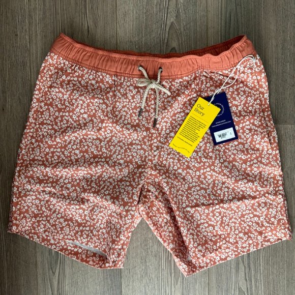 UpWest Other - UpWest x Fair Harbor Floral Swim Short NWT
